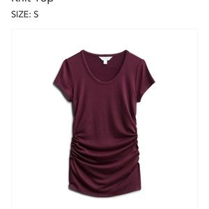 Market and Spruce Maternity top